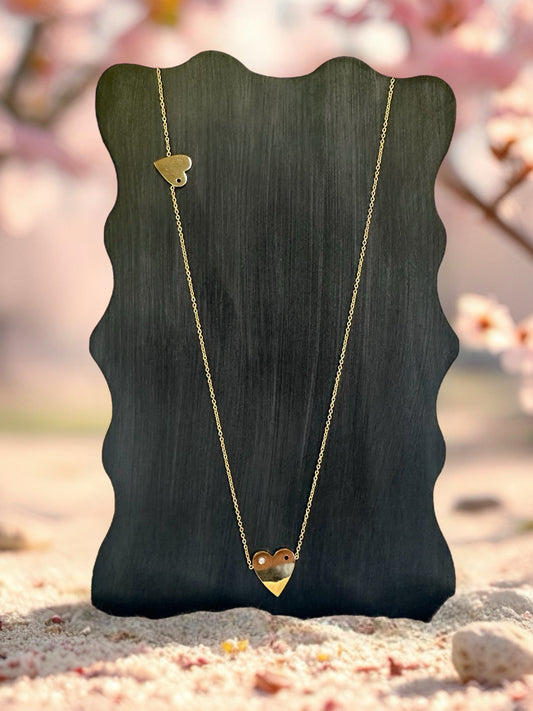 Double Heart Necklace